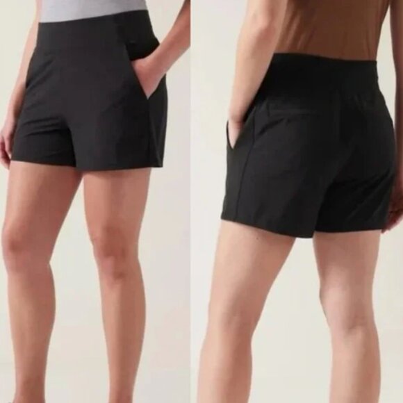 ATHLETA Brooklyn Short Black Size 12 - Picture 1 of 5